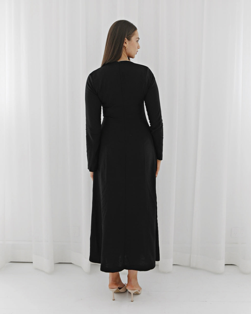 Eden Button Up Maxi Dress - Black CO BY YOMNA Eden Button Up Maxi Dress - Black CO BY YOMNA
